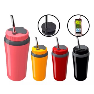 Copo Tererê Térmico 650ml Com Tampa E Bomba Em Inox Unitermi em Oferta na Shopee