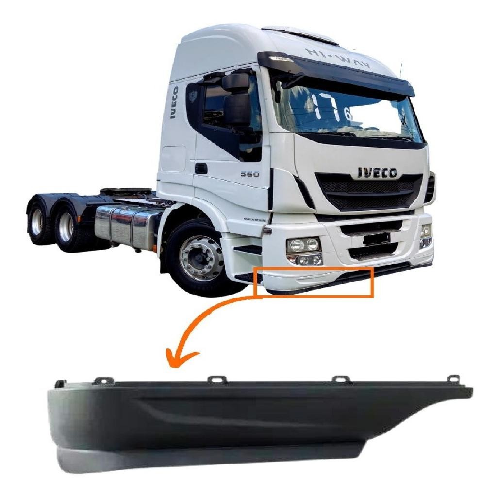 Spoiler Parachoque Stralis Hi-Way lado direito