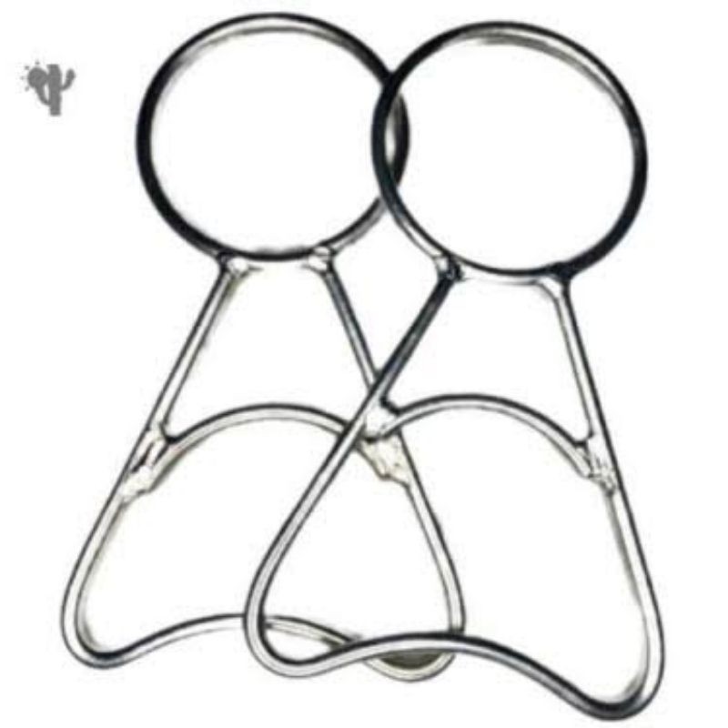 encurtador de redes de descanso, anjos redutor 2 peças cromada