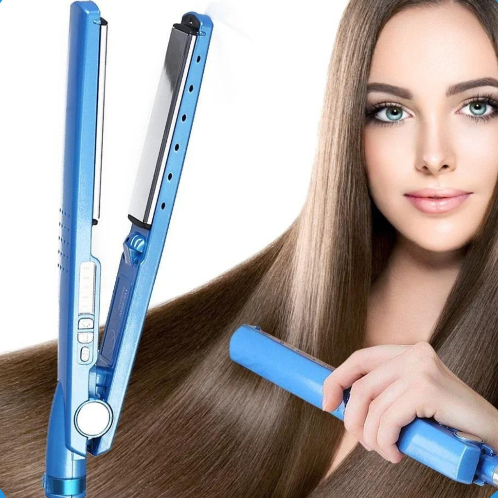 Chapinha Simples Básica Prancha Alisadora Alisa Cabelo Bivolt 110v/220v Tecnologia Nano Titanium
