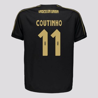 Camisa Vasco Dawn Coutinho 11 Infantil Preta em Oferta na Shopee
