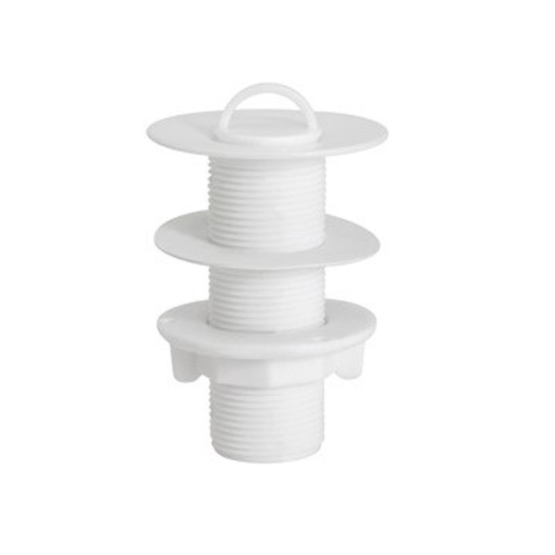 Válvula Para Lavatório PVC Sem Ladrão Branca em Oferta na Shopee