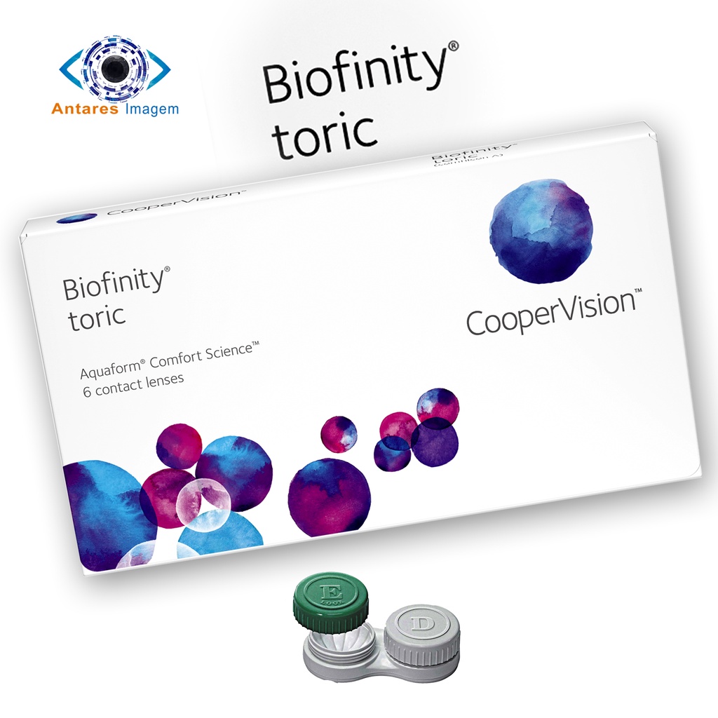 Lente De Contato Biofinity Coopervision Astigmatismo Tórica