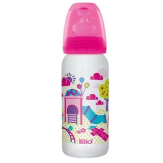 Mamadeira Rosa Divertida Bico Silicone 240ml Tam.2 - Lillo