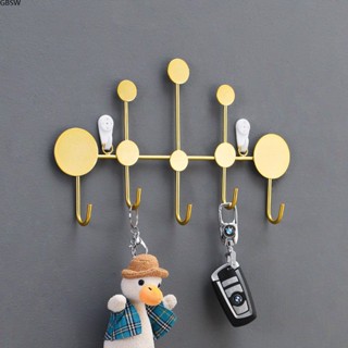 [Em estoque] gancho de parede moderno, cabide de metal, decoração de casa, gancho dourado, toalha de banheiro, porta da sala de estar, rack de roupas