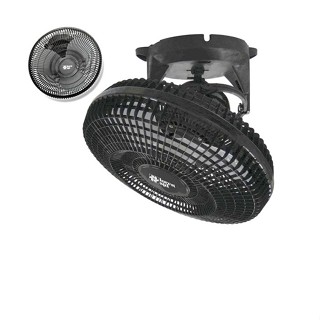 Ventilador de Teto Orbital 360 Loren Sid 30Cm Turbo Preto Bivolt