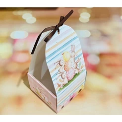 10 CAIXA CACHEPOT PASCOA AQUARELA 4178 (PASCOA IDEIA OUTLET)