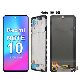 6.43" Amoled Tela Redm Note 10 4G&Note 10S Frontal Incell&Oled Display Compativel M2101K7BG M2101K7AI M2101K7BG VIVID Lcd Com Aro Substituição