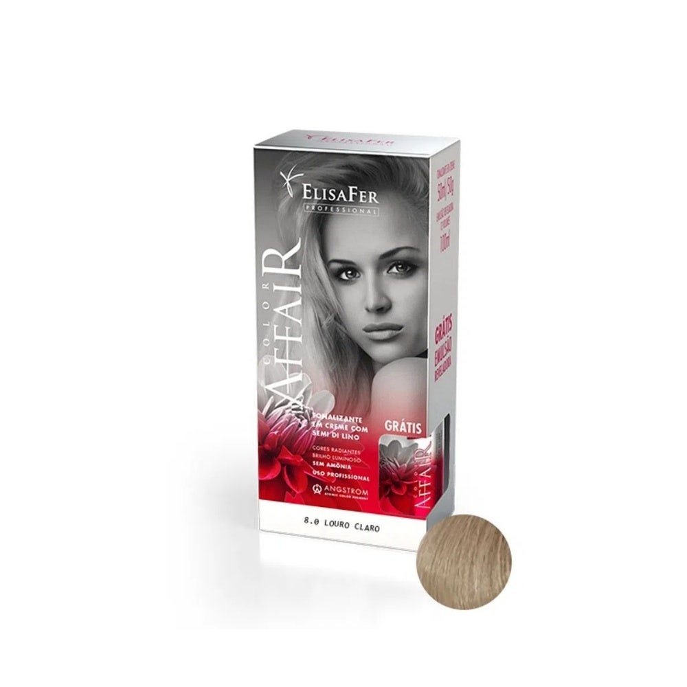 Tonalizante Color Affair 8.0 Louro Claro em Oferta na Shopee