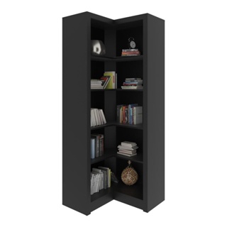 Estante Armário de Canto Multimóveis CR25034 Preto em Oferta na Shopee