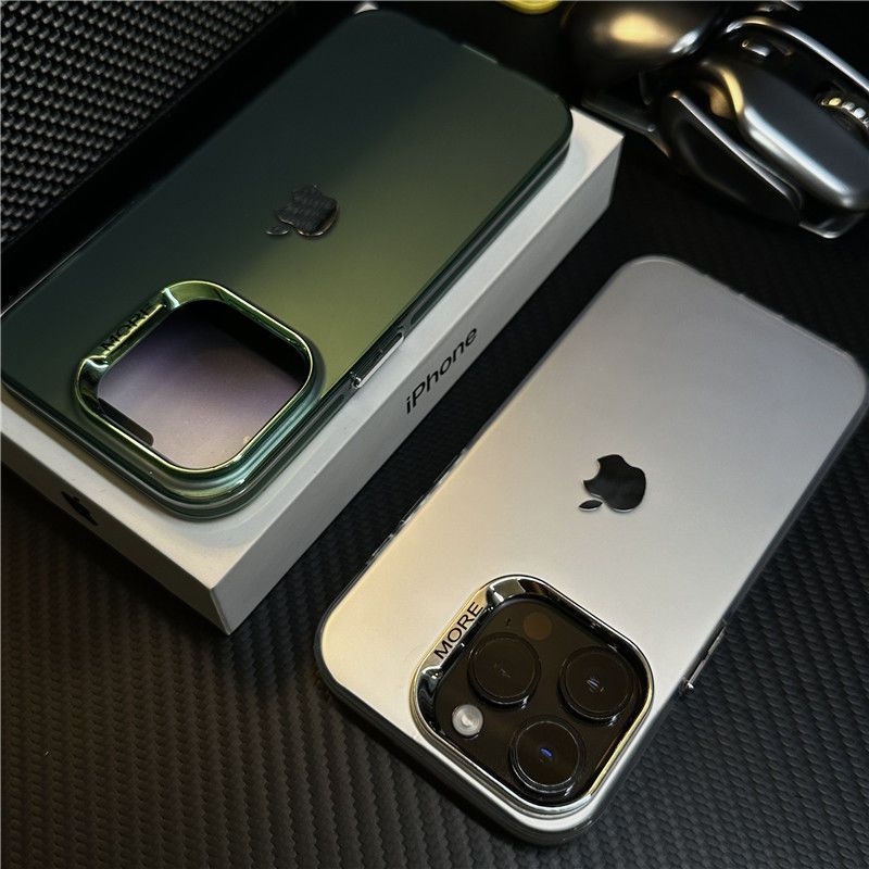 Luxo Novo Fosco À Prova De Choque Acrílico Caso Duro Para iPhone 16 11 12 13 14 15 Pro Max Capa Com Tudo Incluído em Oferta na Shopee