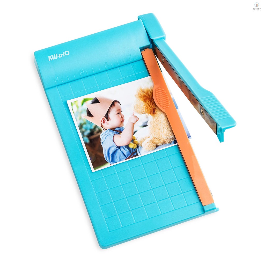 [auto] Guilhotina Cortadora De Papel KW-triO Mini De 6 Polegadas (160mm) Comprimento Do Corte Máquina De Mesa Com Cortador De Segurança