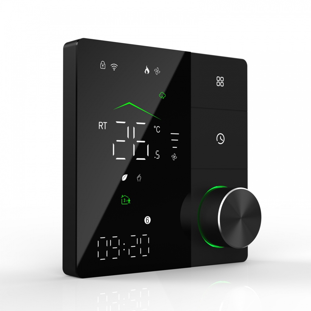 Termostato Inteligente Com Knob , WIFI Smart Life App Control , Controle Remoto Por Voz