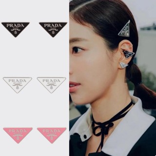 Brincos Geométricos Prd Geometric Earrings Triângulo Invertido Geométrico High-End Fashion Letter 925 Silver Needle Homens Casais Mulheres Mesmo Estilo