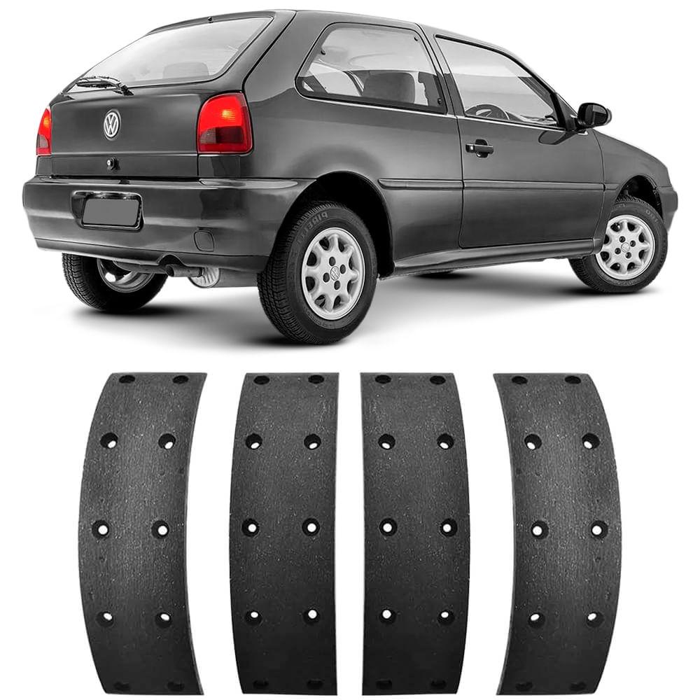 Lona Freio Volkswagen Gol G2 G3 Santana 1.8 Traseira Fras-le em Oferta na Shopee