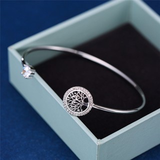 Bracelete De Moda Simples Lucky Tree Bracelet Design Criativo Zircon Gold-Plated