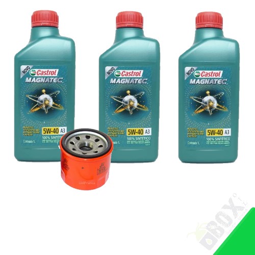 KIT TROCA DE ÓLEO 5W40 A3/B4 CASTROL + FILTRO (KWID 2018>2021 1.0)
