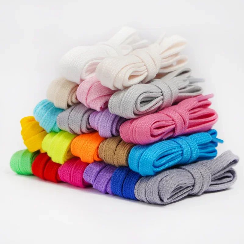 Novos Cadarços De Sapatos De Algodão Plano Para Tênis Lona De Alta Qualidade Casual Sem Elásticos Corda Homens Mulheres em Oferta na Shopee