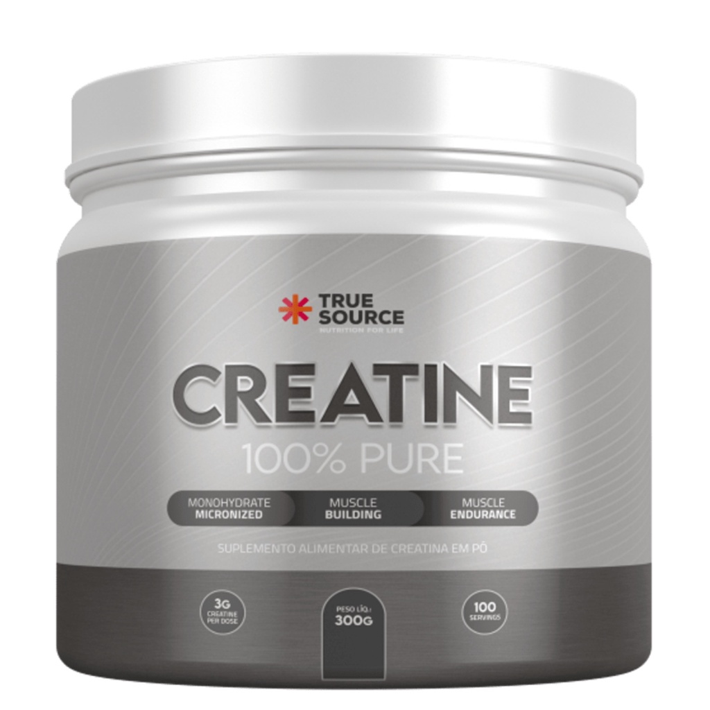 Creatine 100% Pure 300g - True Source em Oferta na Shopee