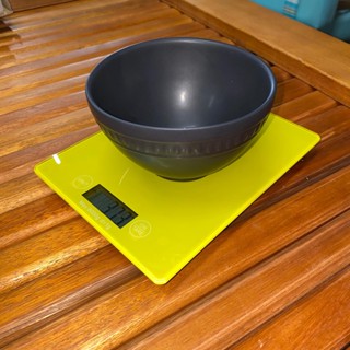 Balança Digital de Cozinha 8Kg Amarela