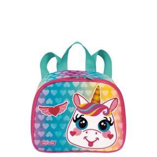 Lancheira Pequena Sestini M Unicórnio Colorido em Oferta na Shopee