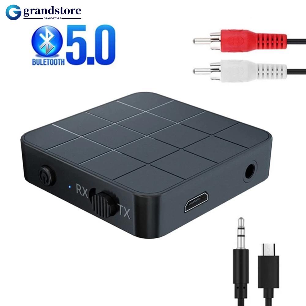 GRANDSTORE Receptor De Áudio Bluetooth 5.0 Transmissor AUX RCA 3.5 3.5MM Jack Adaptador De Música Estéreo Sem Fio USB Dongle Para TV Automotiva Fone De Ouvido PC C1Z8
