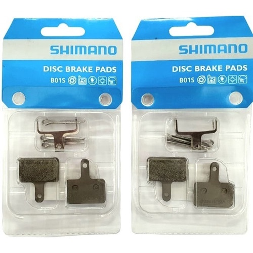 2 Pastilha Shimano B01s Resina Freio Disco Br M486 M445 M575