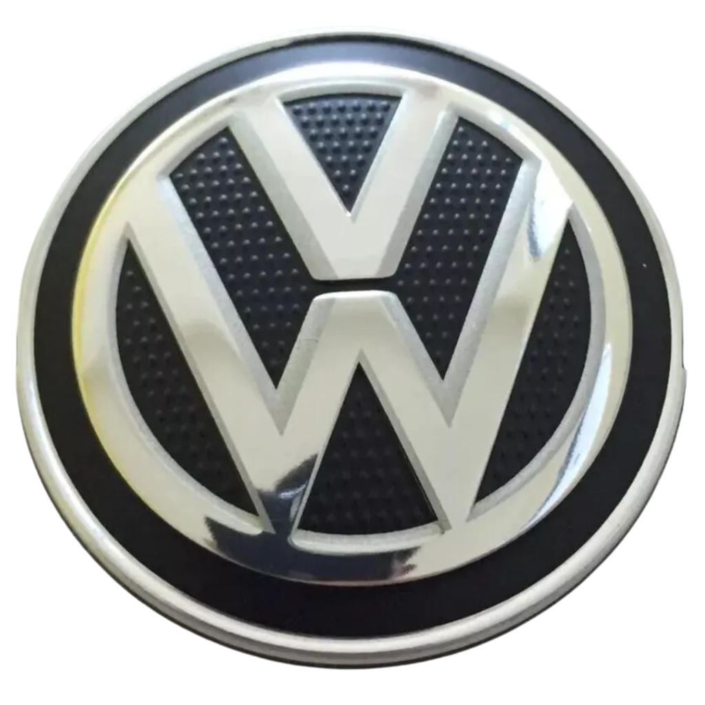 Emblema Volante de Alumínio 55mm Reposição Vw Volkswagen Esportivo Durável