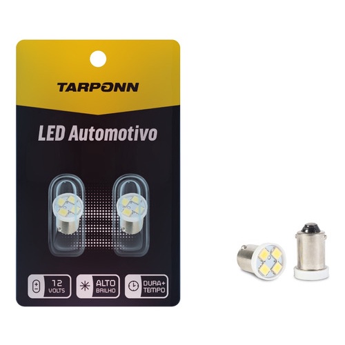 Par Lâmpada Led Farolete 69 Ba9 4 Leds 3528 12v em Oferta na Shopee