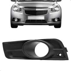 Moldura Farol Do Cruze Sedan 2010 2011 2012 Até 2015 C/ Furo Para o Milha Lado Esquerda