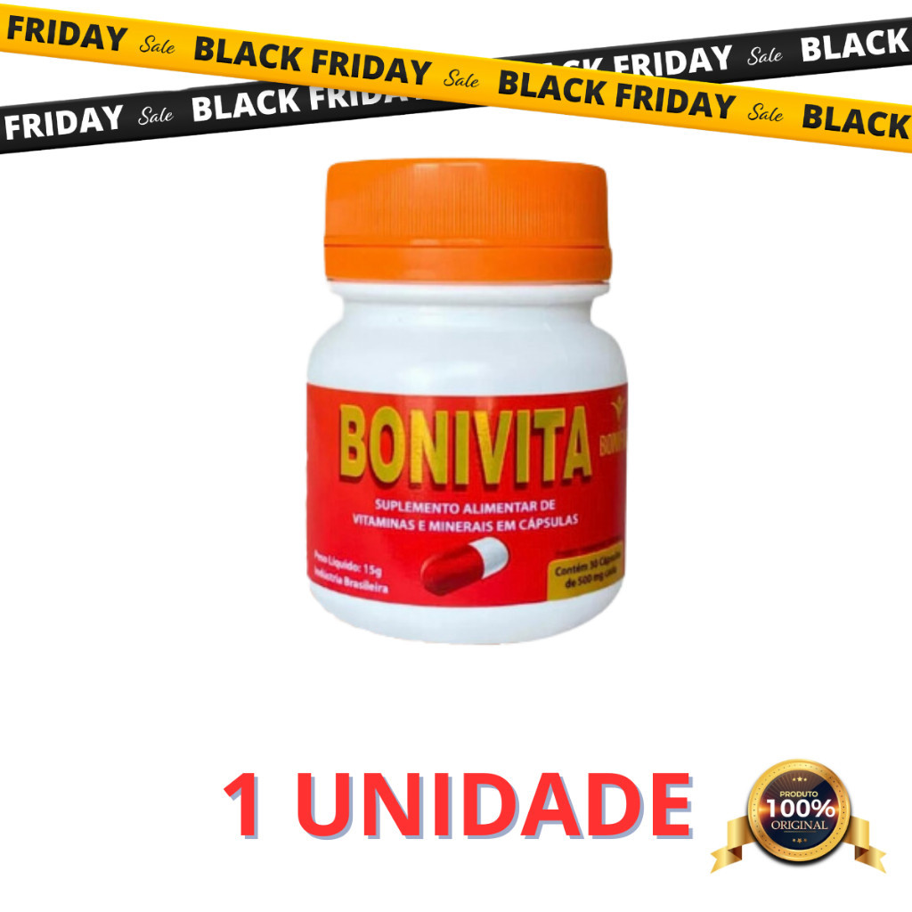 Bonivita Suplemento Alimentar Natural e Funcional - 30 Caps - 100% Natural