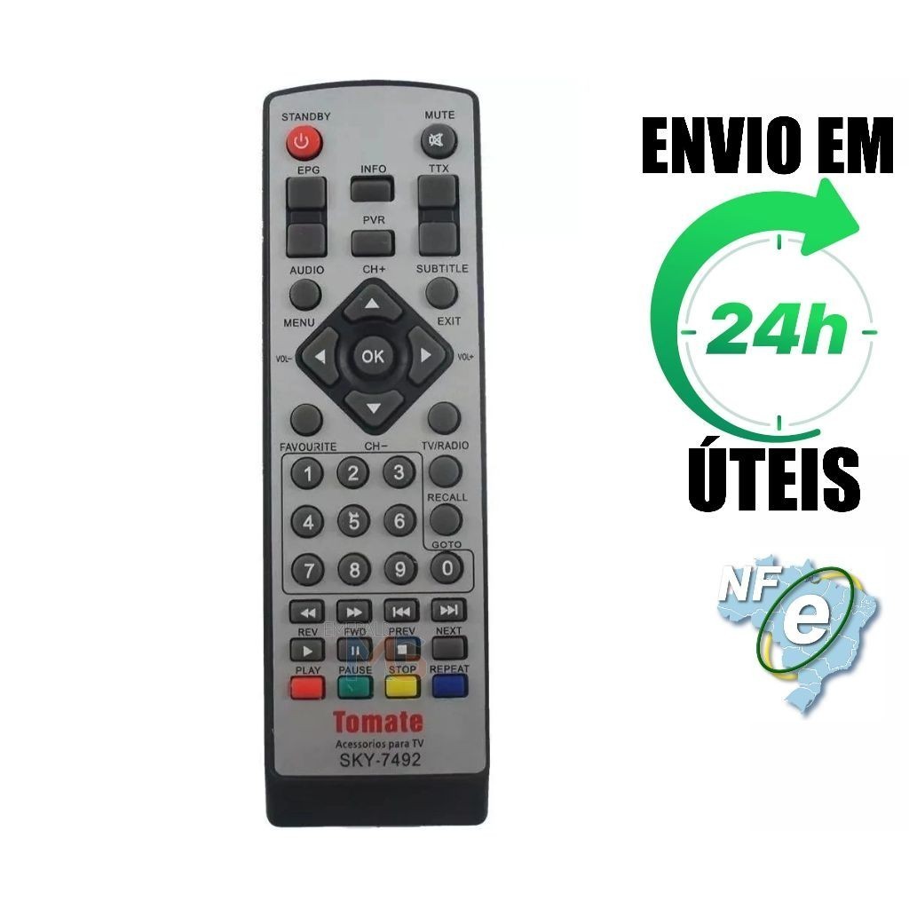 Controle Remoto Universal Para Conversor Digital Mcd-888