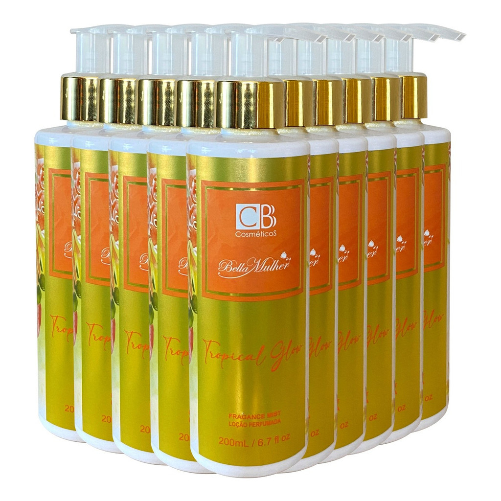 10 Loção Hidratante Tropical Glow Cbb Cosméticos Atacado