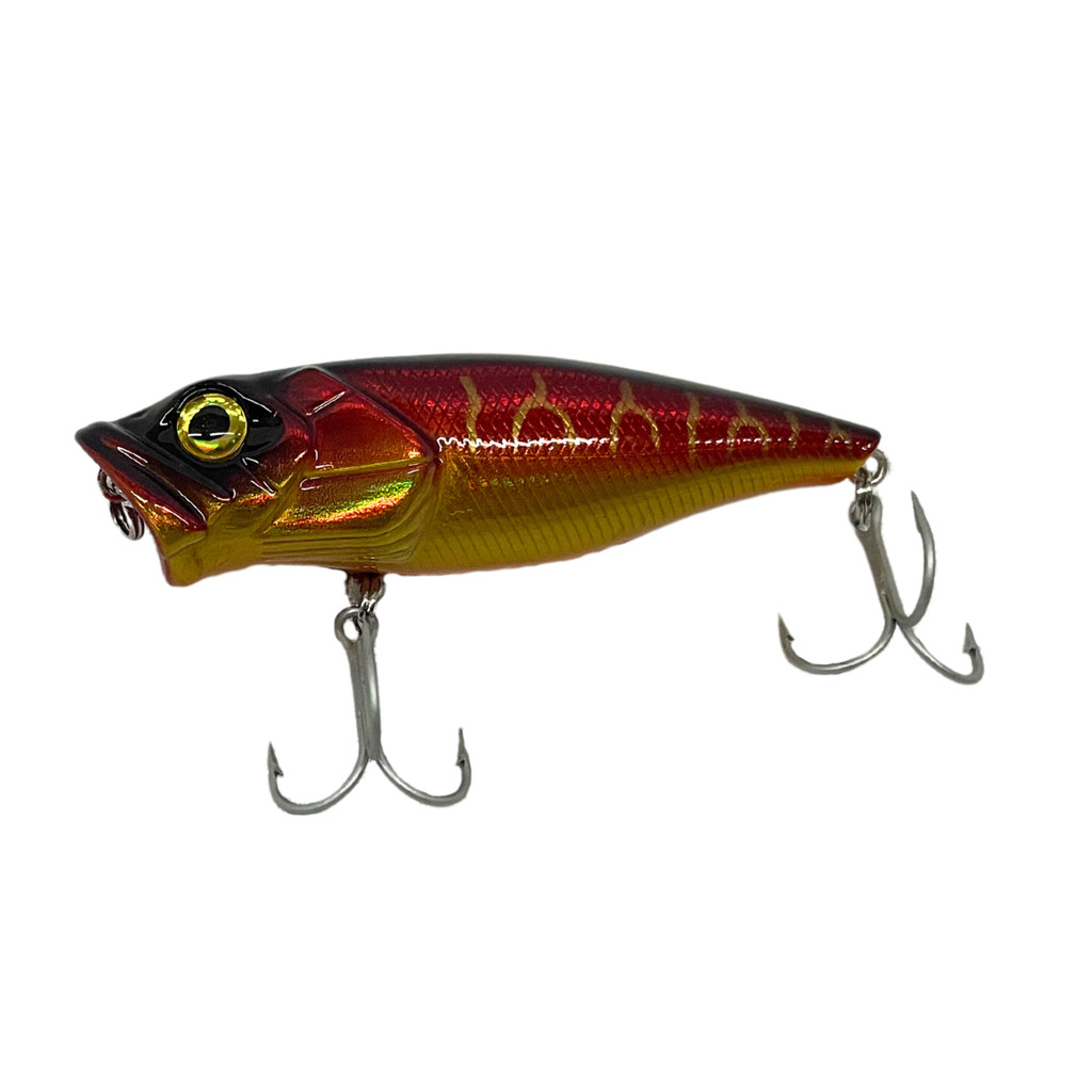 Isca artificial superficie 8 cm popper pega tilapia jau traira pesca facil