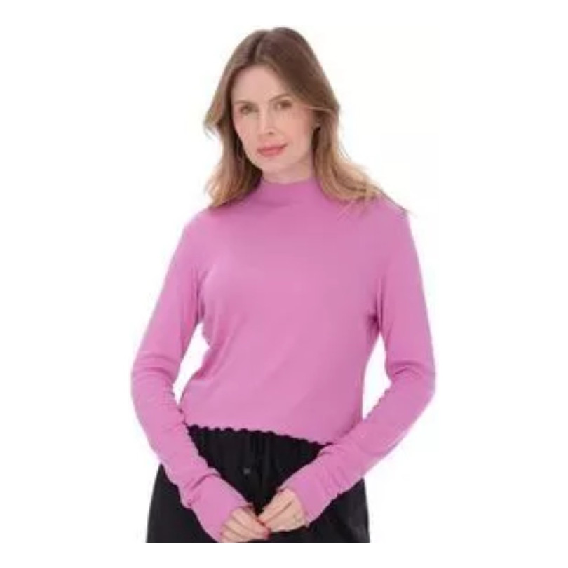 Blusa Canelada. - Roxa. - Hering - G