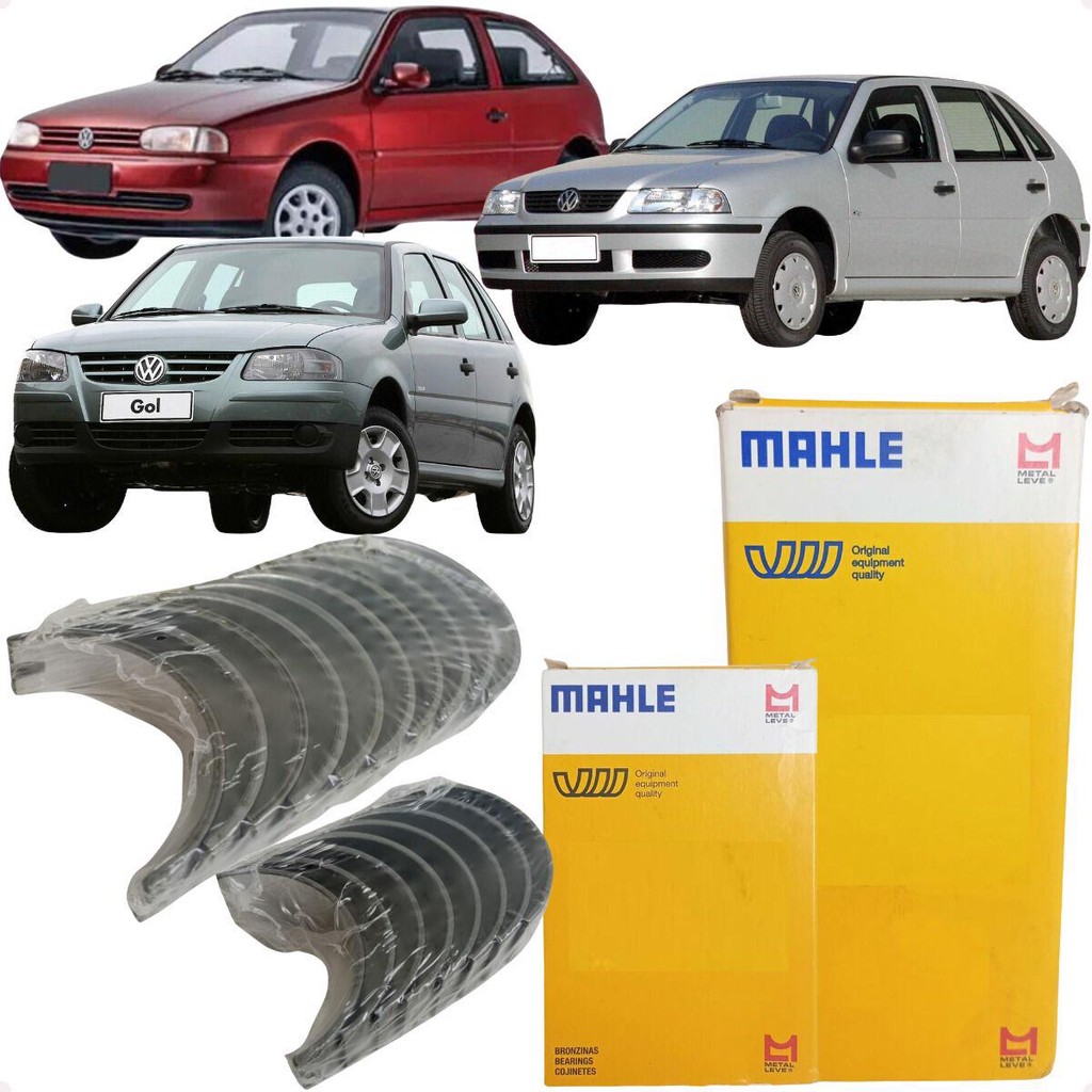 Kit Bronzina Biela e Mancal 025 Gol G2 G3 G4 1.0 8v 16v 1997 a 2013 em Oferta na Shopee