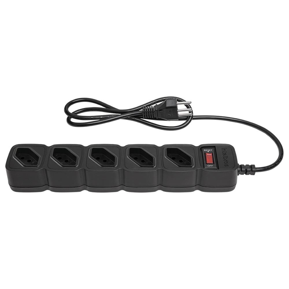 Filtro de Linha 5 Tomadas Intelbras EPE205 Preto - Home Appliances