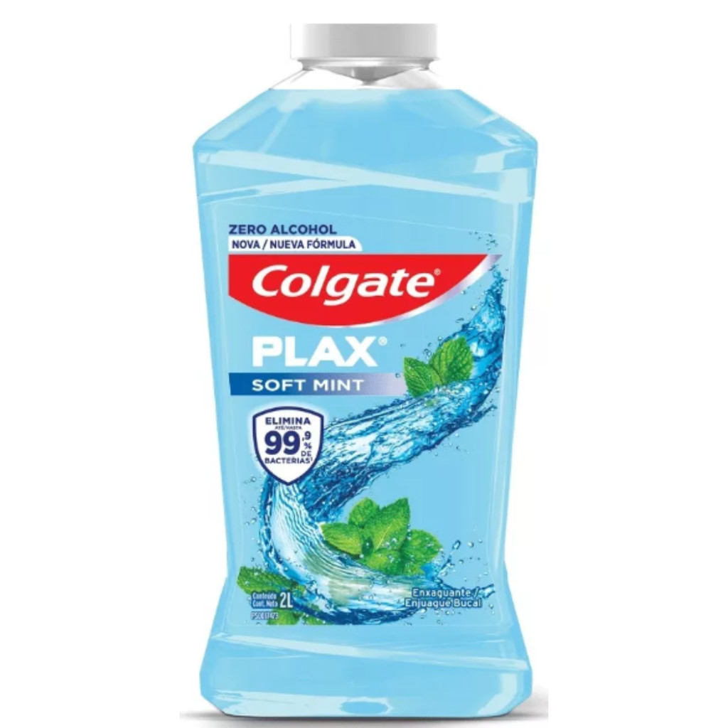 Enxaguante Bucal Colgate Plax Soft Mint 2 Litros Refil