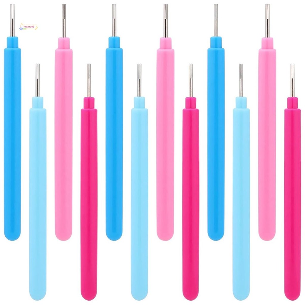 [Hot]12 Peças Ferramentas De Quilling De Papel Kit Entalhado Rolamento Curling Agulha Caneta Volume Fácil Instalar