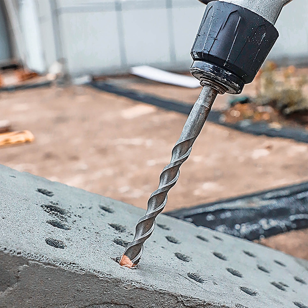 Broca Concreto Sds Plus 6mm x 110mm em Aço com Engate Rápido