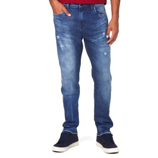 Calça Masculina Jeans Skinny Top Polo Wear Jeans Médio