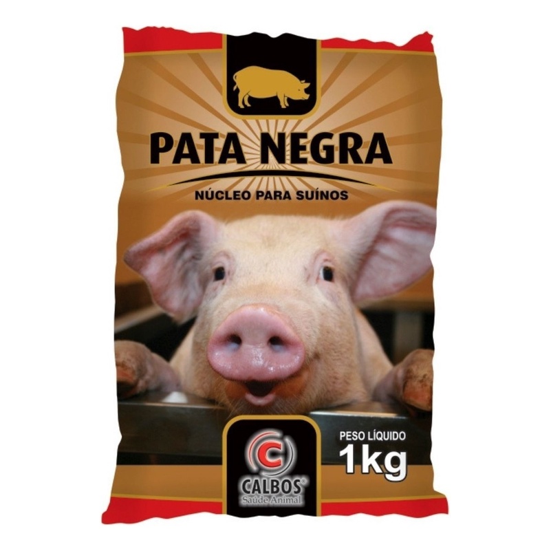 Pata Negra Vitamina Mineral Suíno Leitão Porco Crescimento Engorda 1k