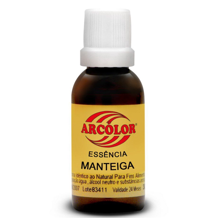 Essência Manteiga 30 ml Arcolor - Rizzo Distribuidora - Food & Beverages
