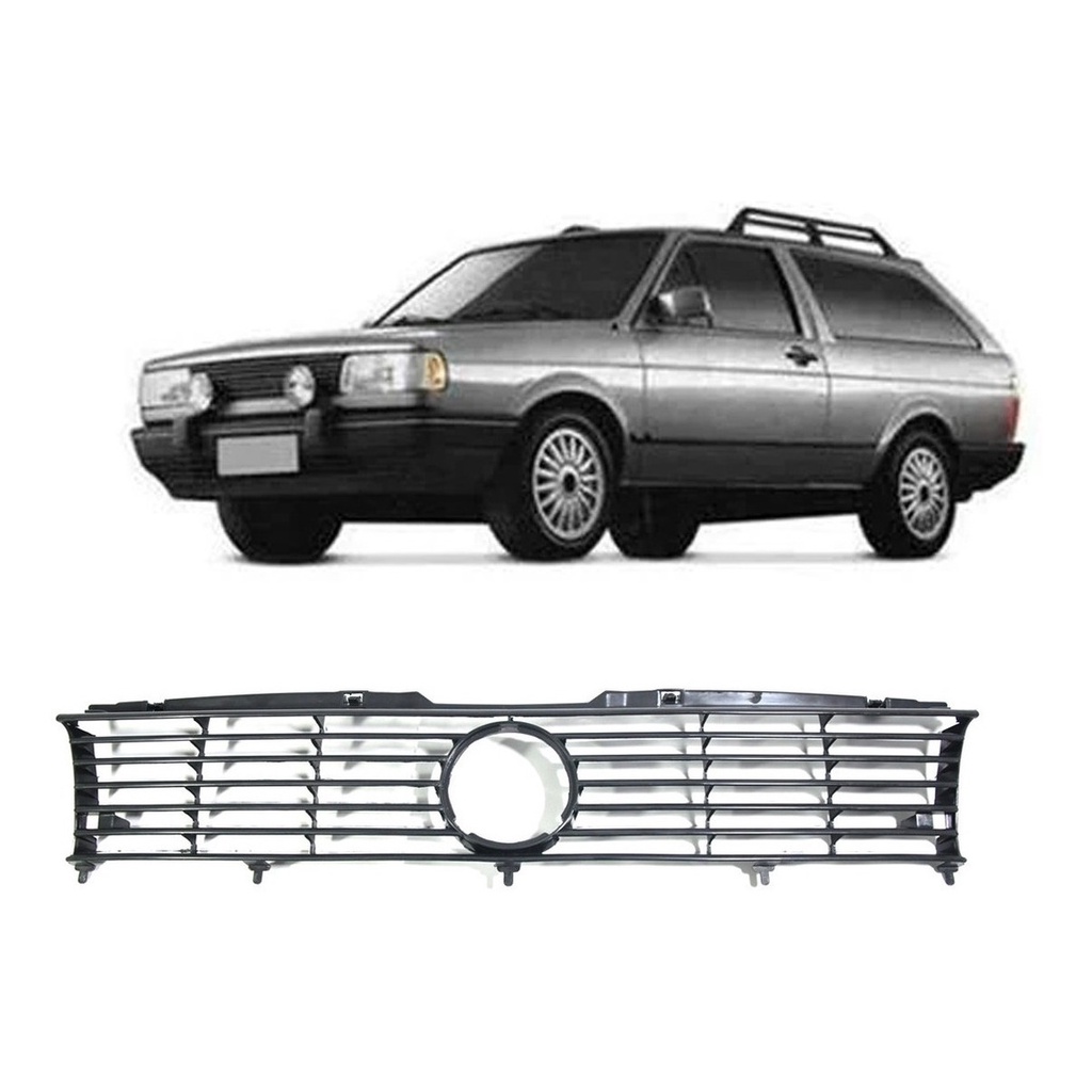 Grade Frontal Parati Quadrada G1 1991 1992 1993 1994 Preta