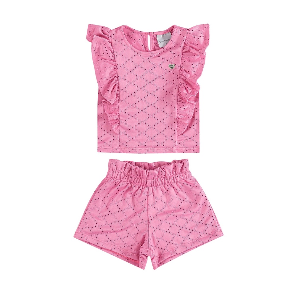 Conjunto com Blusa e Short para Bebês Quimby