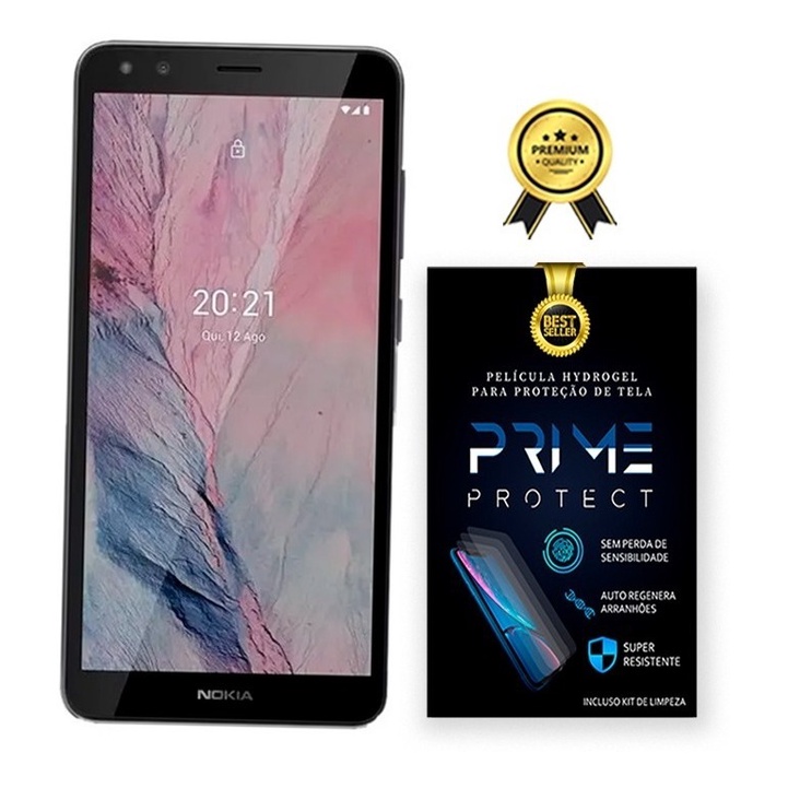 Pelicula Frontal Gel Hidrogel HD Nokia C01 Plus a Melhor