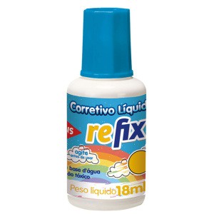 Corretivo Líquido Refix 18Ml - tris