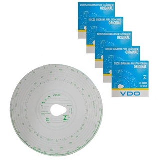 Kit 5 Caixas Disco Diagrama Tacógrafo Diário 180Km 24h Vdo em Oferta na Shopee