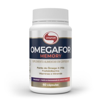 Omegafor Memory Fonte de Ômega 3 com Fosfatidilserina 60 Capsulas Vitafor