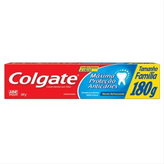 Creme Dental Colgate Máxima Proteção Anticárie 180g